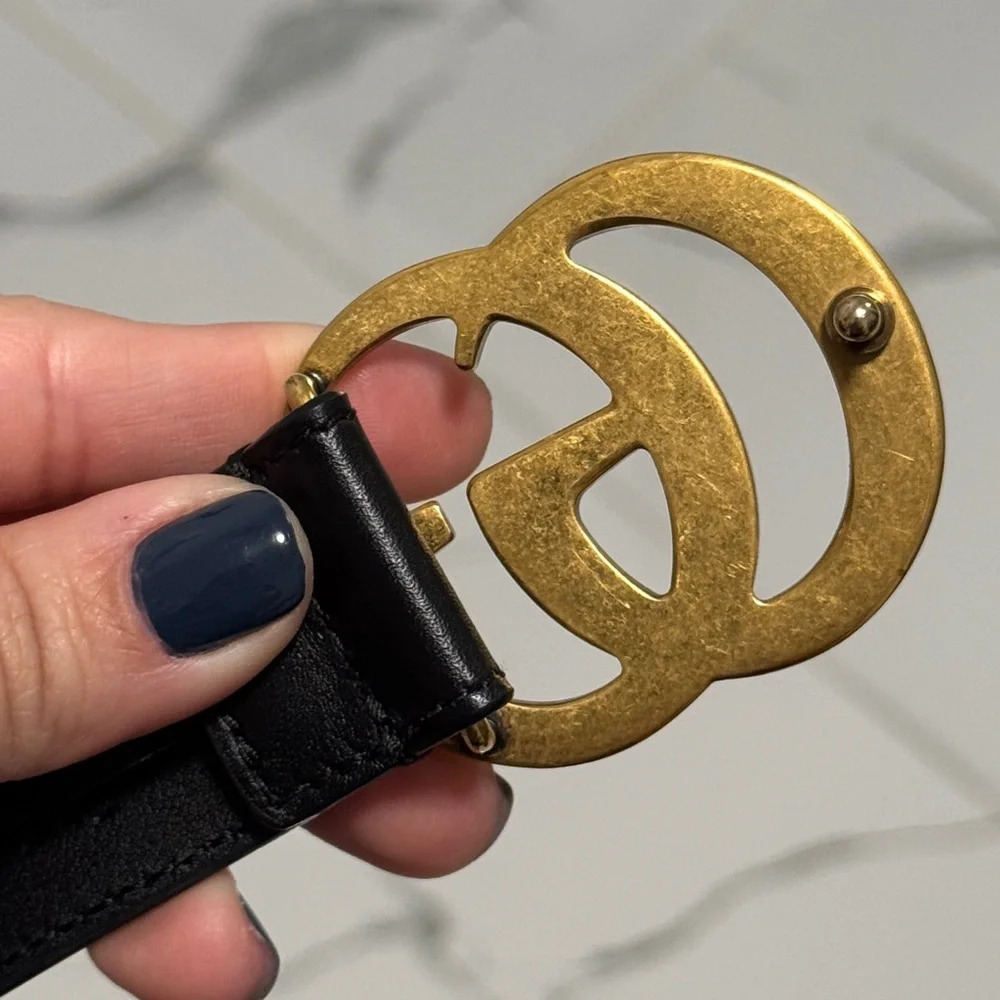 AUTHENTIC Gucci Marmont Belt - Picture 2 of 6